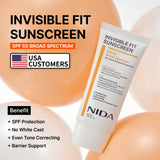 Crème solaire invisible NIDA