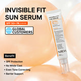 NIDA Invisible Fit Sun Serum (fórmula coreana, SPF50+, PA++++)