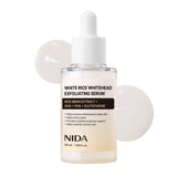 Suero exfoliante de arroz blanco NIDA para puntos blancos