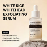 Suero exfoliante de arroz blanco NIDA para puntos blancos